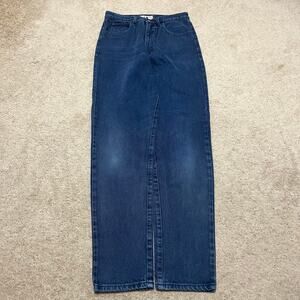 Vintage Guess 90s Navy Tapered Leg Denim Jeans 29Wx32L
